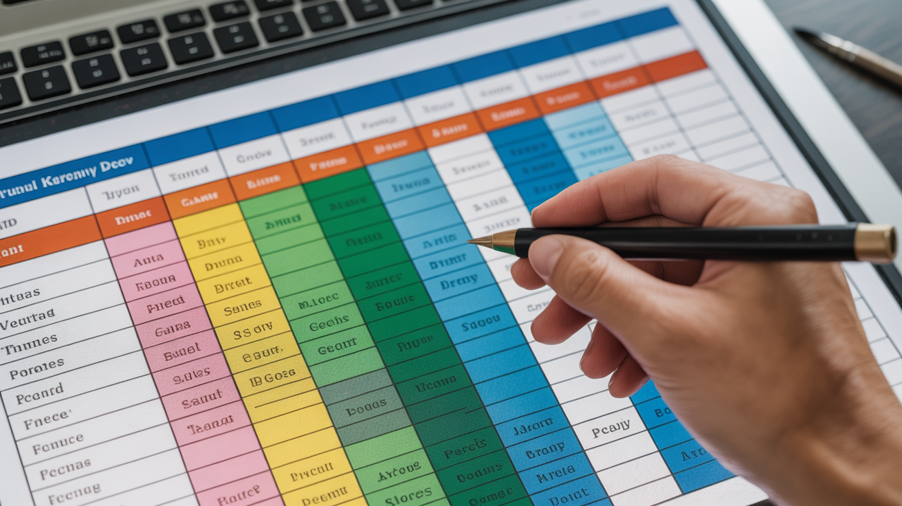 Step 4: Using a Spreadsheet to Track Keyword Assignments