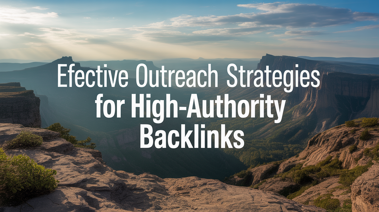 Effective Outreach Strategies for High-Authority Backlinks