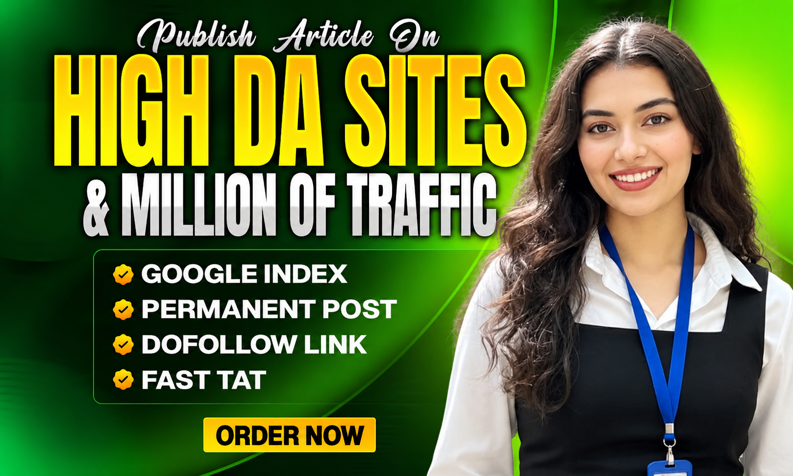 I will provide high DA guest post backlinks and white hat link building